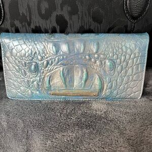 Brahmin Ady Wallet in Frosted Seamist.